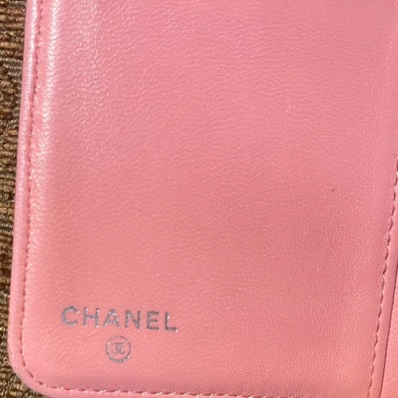CHANEL CC Pink Leather Wallet-Chain And Wallet To Bag Insert Included - Picture 6 of 12